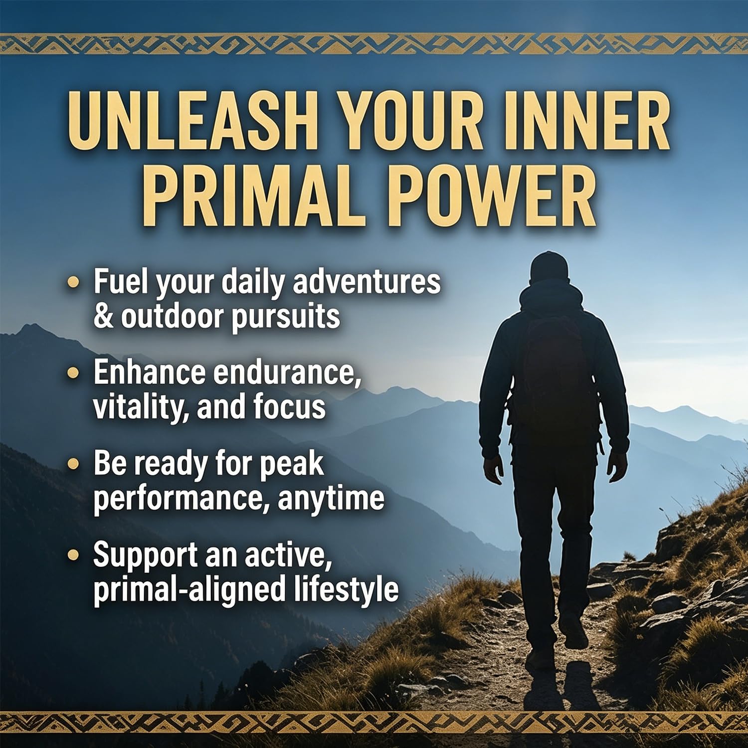 Primal Edge Biso Bison Extract 60 Capsules side view
