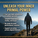 Primal Edge Biso Bison Extract 60 Capsules side view