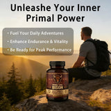 Primal Edge Biso Bison Extract Capsules bottle with label