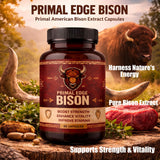 Primal Edge Biso Bison Extract Capsules close-up of capsules