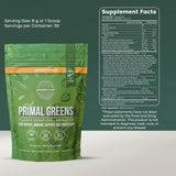 Primal Harvest Chlorella Super Greens Powder packaging side view