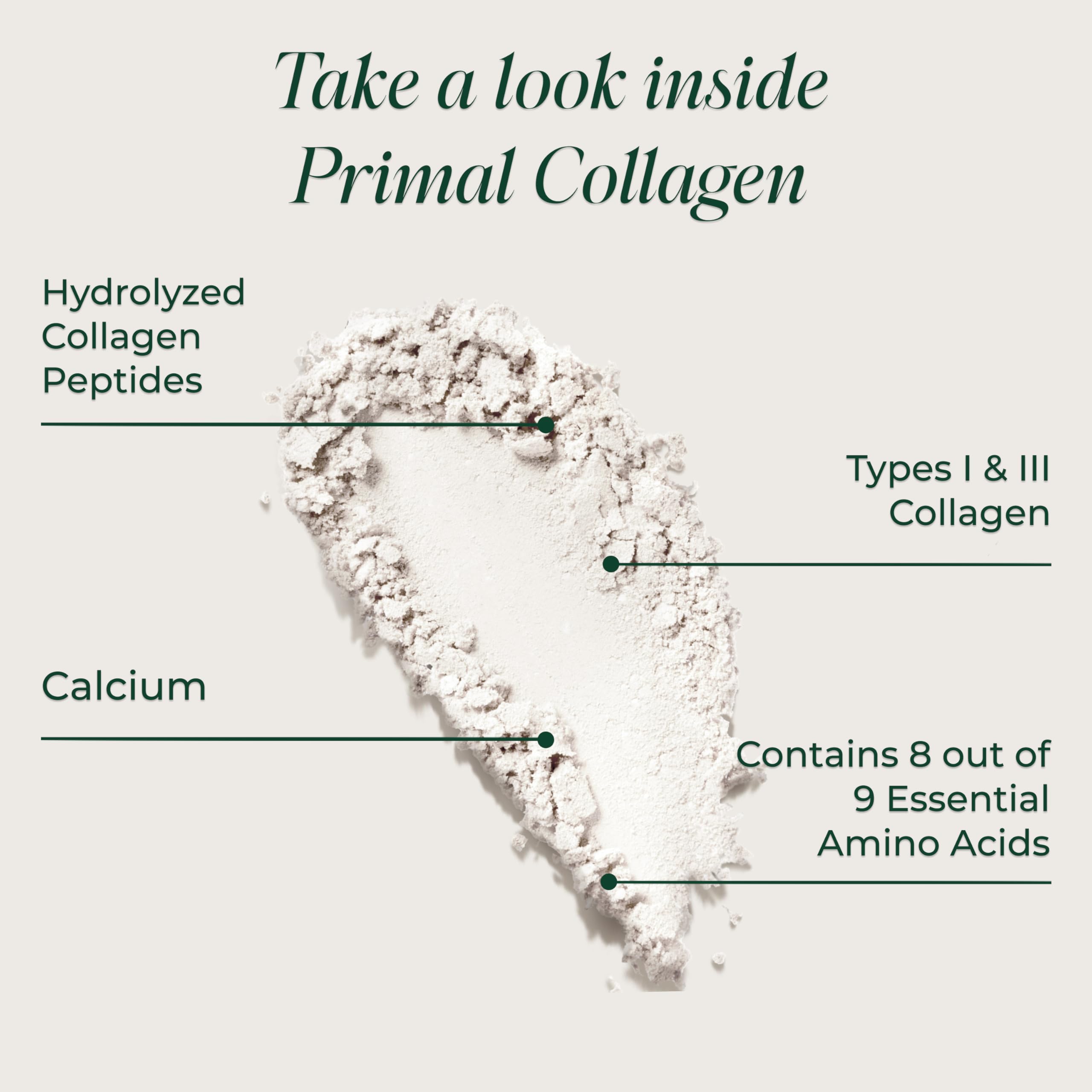 Primal Harvest Collagen Powder 300g mixed in a glass of water