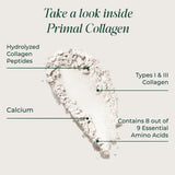 Primal Harvest Collagen Powder 300g mixed in a glass of water