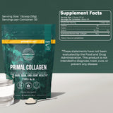 Primal Harvest Collagen Powder 300g scoop next to the container