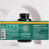 Primal Harvest Comprehensive Collagen Blend 120 Capsules on a wooden table