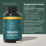 Primal Harvest Magnesium Supplement bottle side view