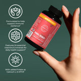 Primal Harvest Multivitamins with a measuring spoon