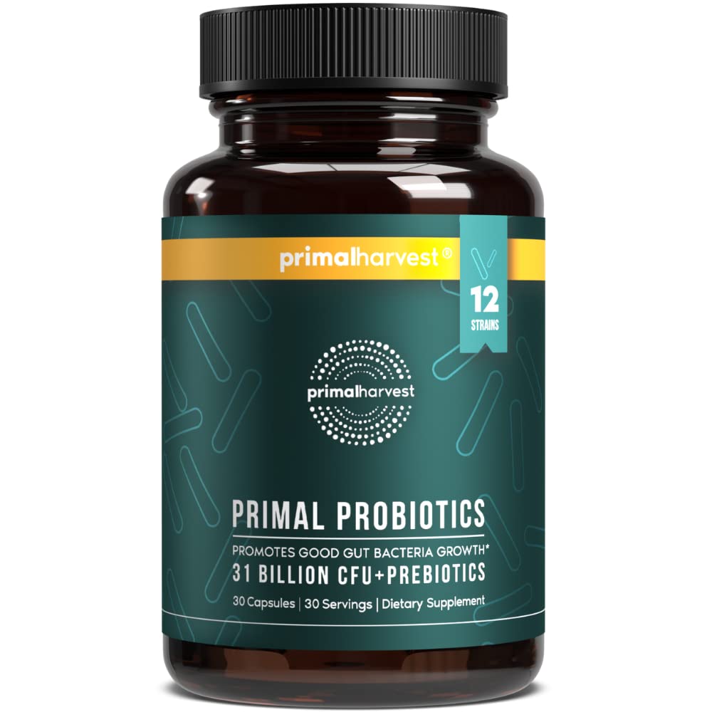 Primal Harvest Prebiotic Capsules 60 Count front view