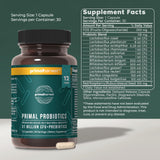 Primal Harvest Prebiotic Capsules 60 Count side view