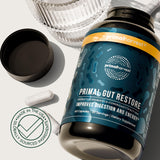 Primal Harvest Prebiotic Supplement 59g with measuring spoon
