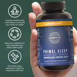 Primal Harvest Sleep supplement bottle side view