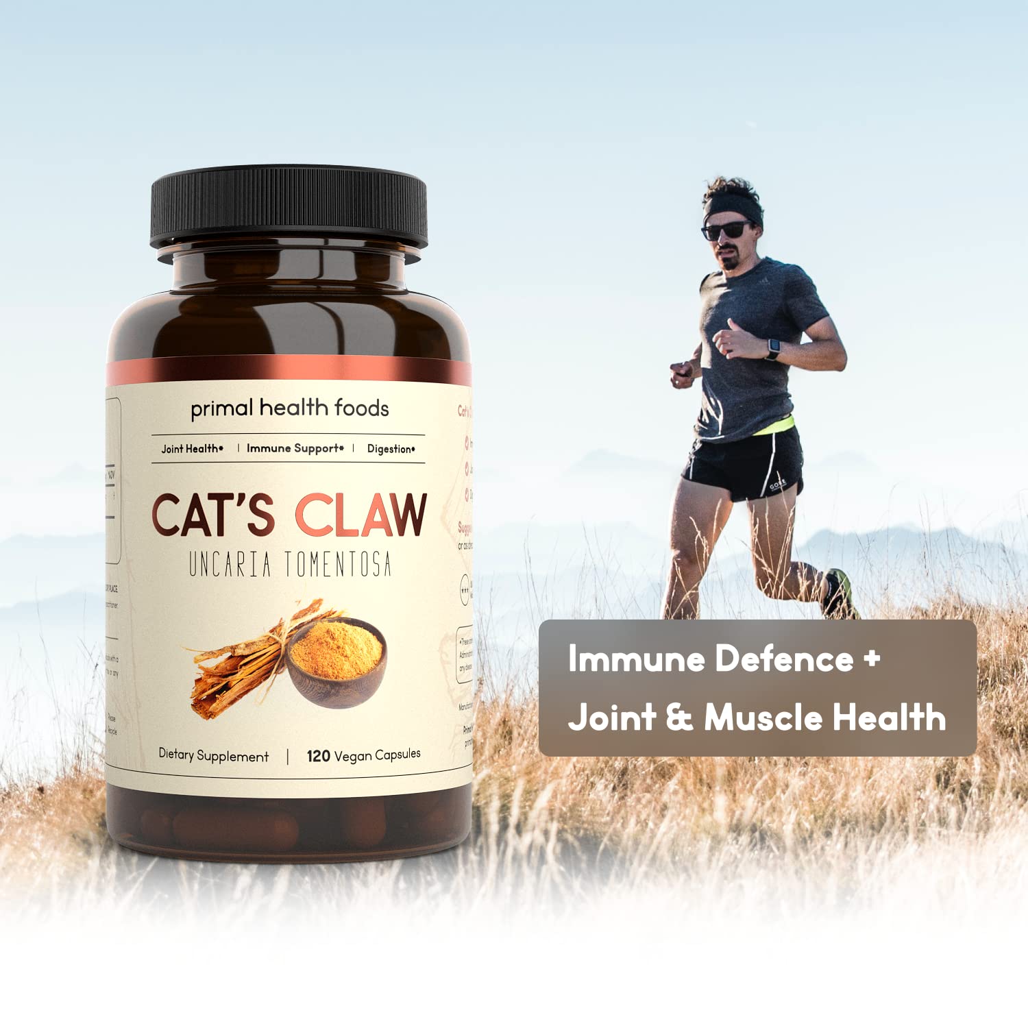 Primal Health Foods Cat's Claw Powder 68g close-up of powder
