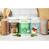 Primal Kitchen Chocolate Coconut Collagen Fuel Drink Mix in a glass