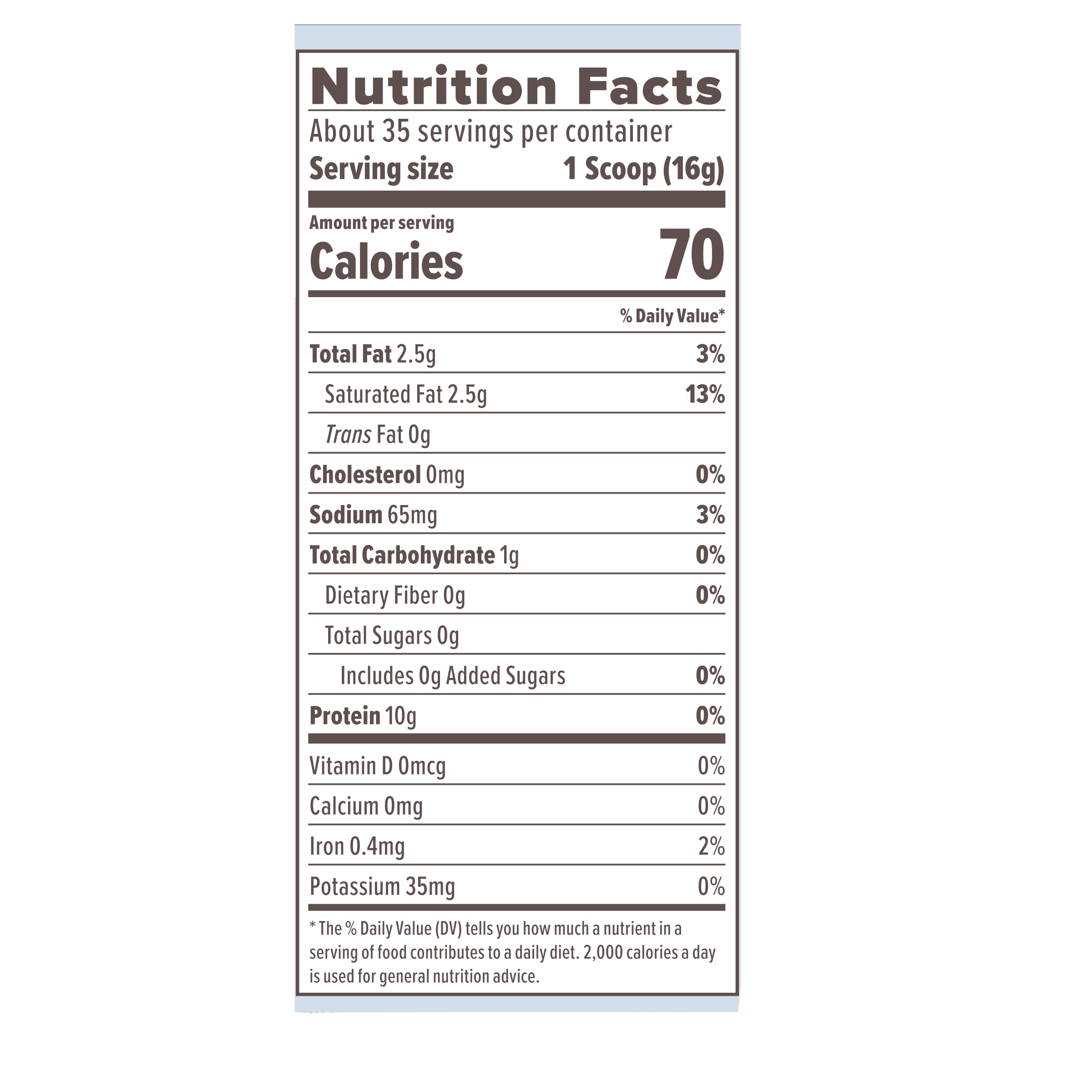 Primal Kitchen Vanilla Coconut Collagen 20 oz ingredients list
