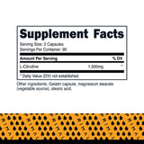 Primal L-Citrulline 180 capsules bottle side view