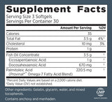 Primal Labs DuOmega 3&7 Omega-3 supplement bottle with label