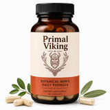 Primal Viking support Official Men’s Daily Supplement bottle front view