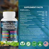 PrimalPeak Naturals Cortisol Supplements bottle side view