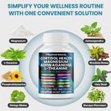 PrimalPeak Naturals Cortisol Supplements capsule close-up