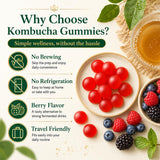 PRIMEHAVEN Kombucha Gummies on a kitchen counter