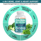 PrimeMD Calcium Supplement 1200mg bottle with label
