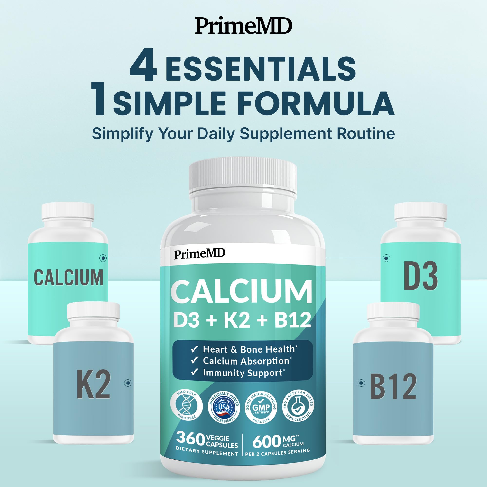 PrimeMD Calcium Supplement 295g capsule close-up