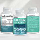 PrimeMD Calcium Supplement capsules with a glass of water