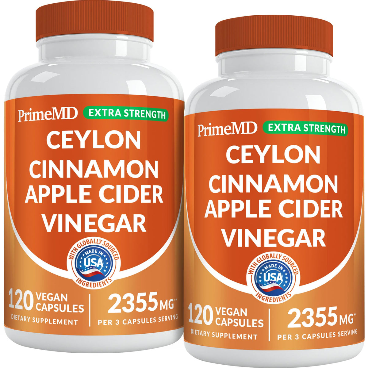 PrimeMD Ceylon Cinnamon 1000mg capsules front view
