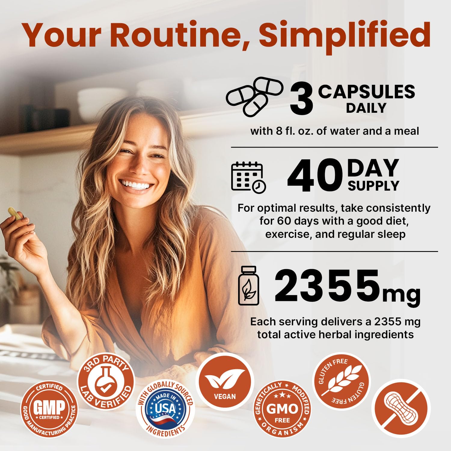PrimeMD Ceylon Cinnamon Capsules opened with capsules visible