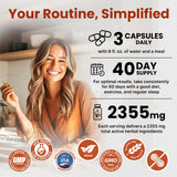 PrimeMD Ceylon Cinnamon Capsules opened with capsules visible