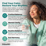 PrimeMD Cortisol Calm Capsules with Ashwagandha close-up