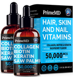 PrimeMD Liquid Collagen Peptides front view with dropper