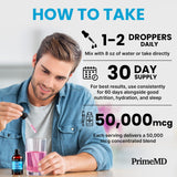 PrimeMD Liquid Collagen Peptides on a wooden table