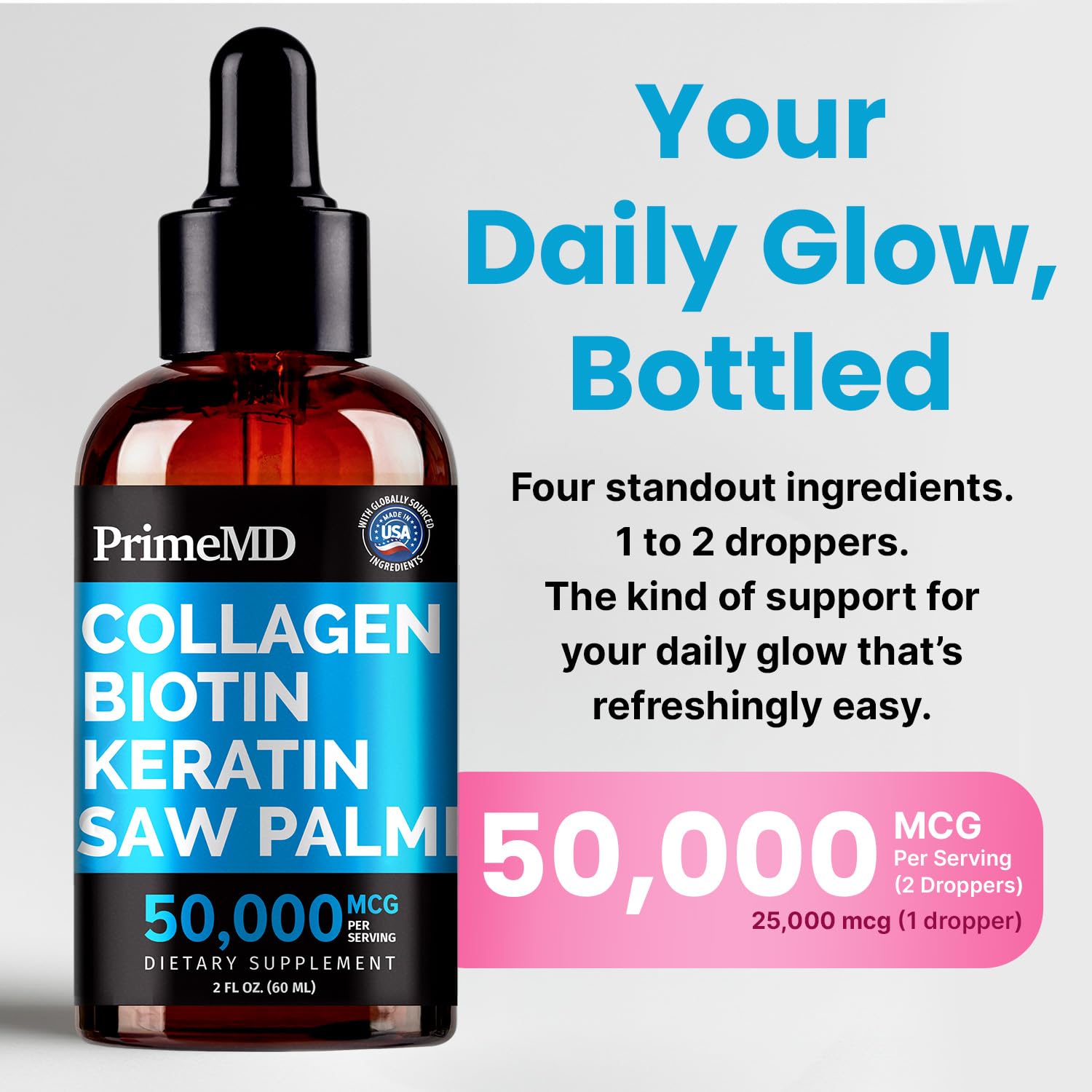 PrimeMD Liquid Collagen Peptides packaging side view
