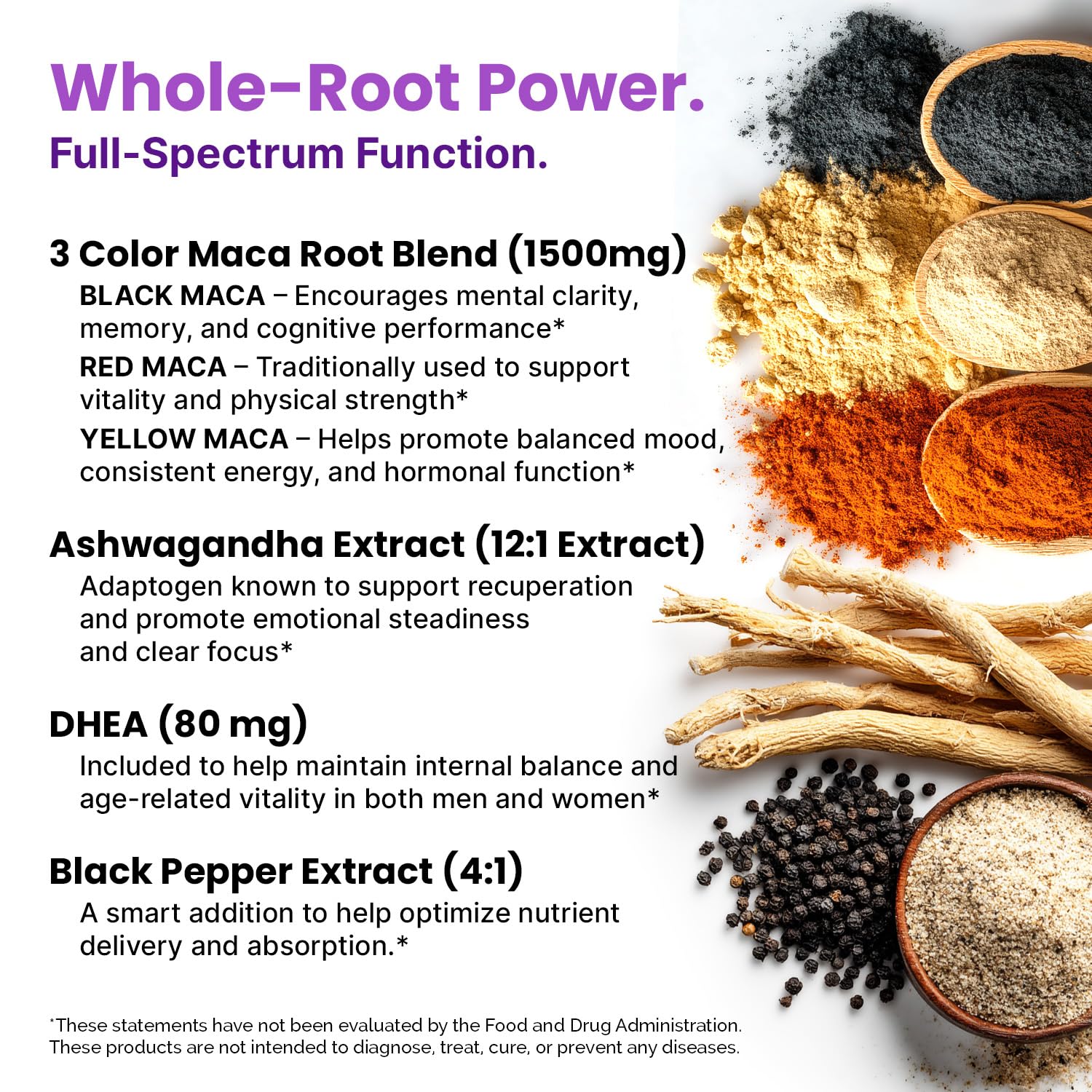 PrimeMD Maca Root Capsules with Ashwagandha on a table