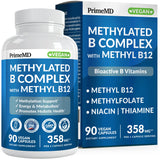 PrimeMD Methylated B Complex Supplement 360mg front view