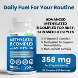 PrimeMD Methylated B Complex Supplement 360mg side view