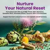 PrimeMD Milk Thistle capsules in a hand