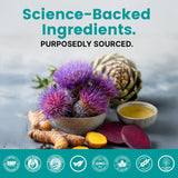 PrimeMD Milk Thistle supplement side view