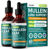 PrimeMD Mullein Leaf Drops 60ml front view with honey-lemon label