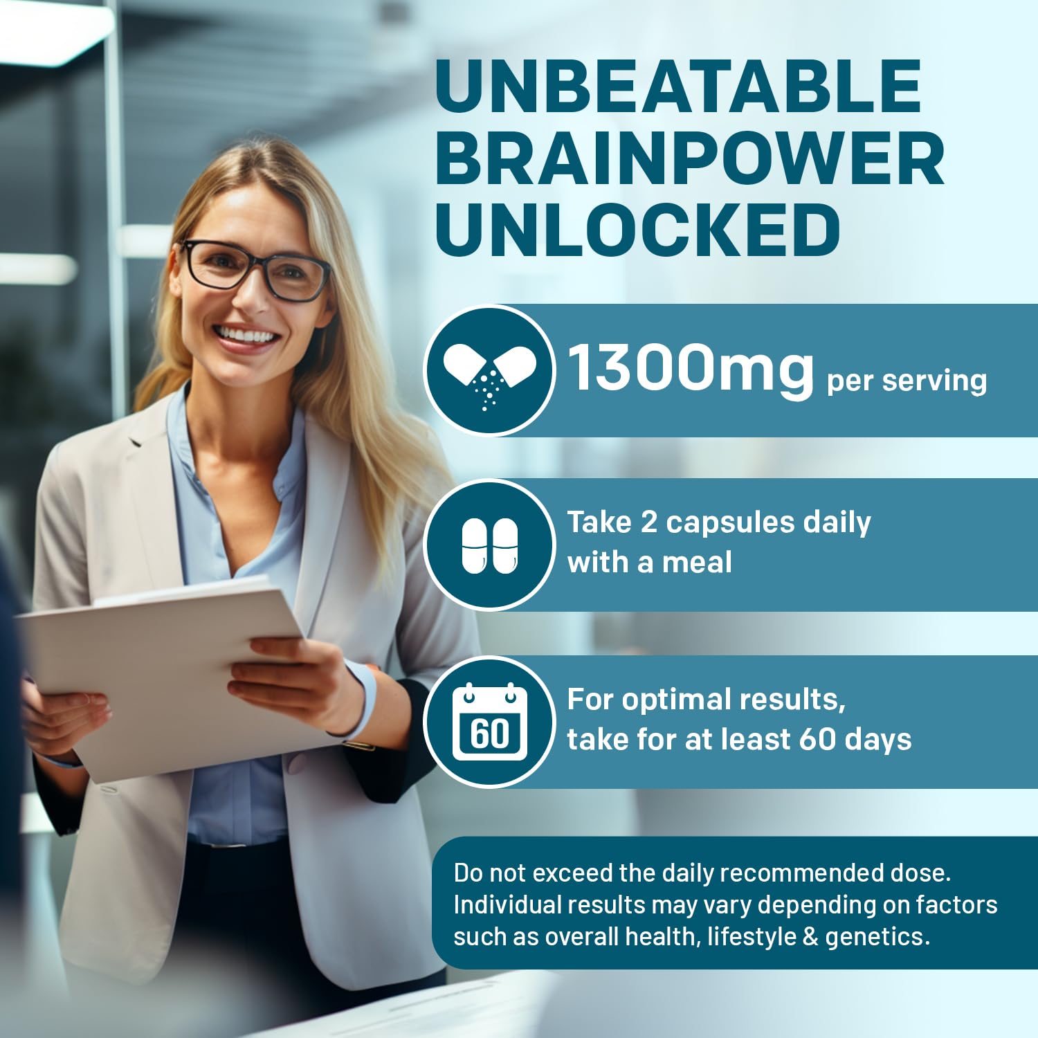 PrimeMD Nootropics Brain Supplement capsules in hand