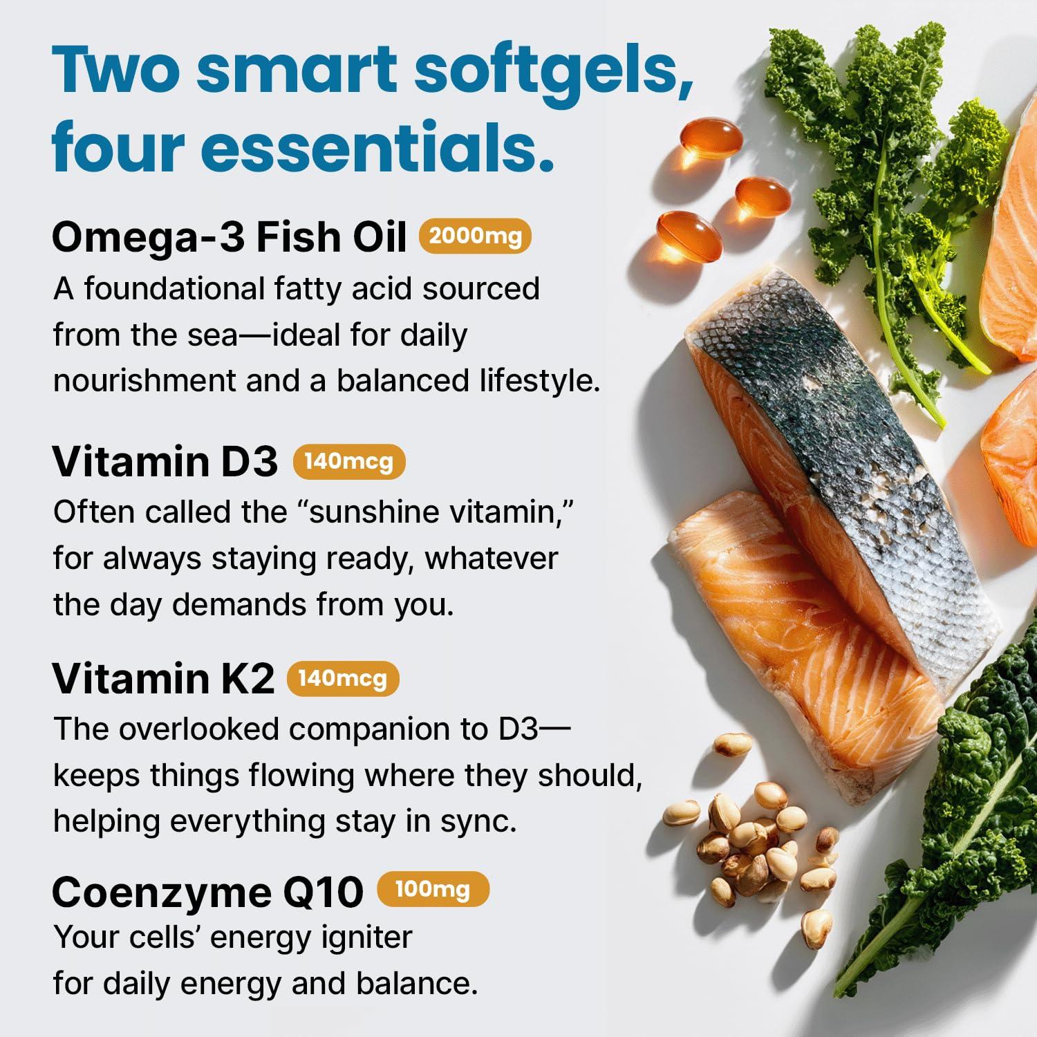 PrimeMD Omega-3 Fish Oil softgels side view