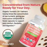 PrimeMD Turmeric Curcumin Capsules in a lifestyle setting