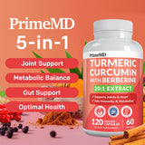 PrimeMD Turmeric Curcumin Capsules side view