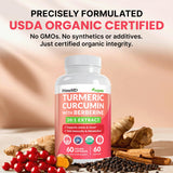 PrimeMD Turmeric Curcumin Capsules side view