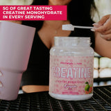 Primeval Labs Flavored Creatine powder in a bowl