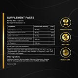 PrimeX Sleep and use Capsules back view with dosage information