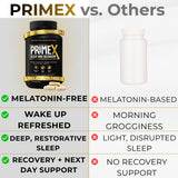 PrimeX Sleep and use Capsules with a measuring spoon