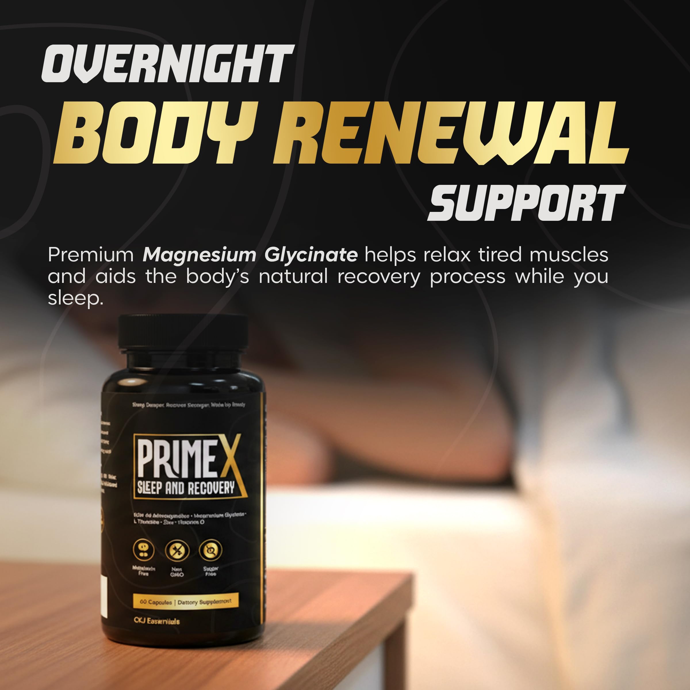 PrimeX Sleep and use Capsules with lifestyle setting
