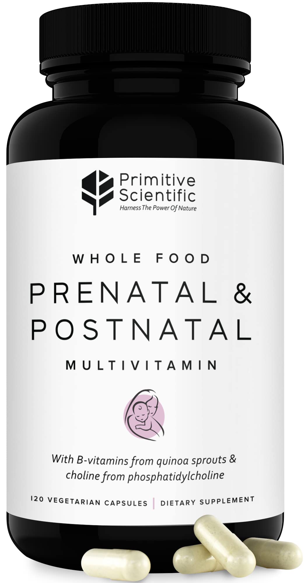 Primitive Scientific Prenatal Vitamins 90 Capsules front view